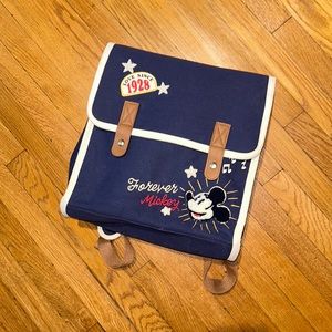 Forever Mickey Canvas Retro Backpack